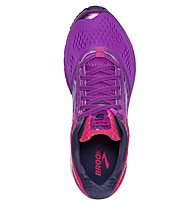 Brooks Ghost 9 W - scarpe running donna, Violet/Pink