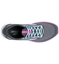Brooks Trace 2 W - scarpe running neutre - donna, Grey/Light Blue/Pink