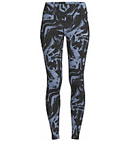 Casall Essential Printed W - leggings fitness - donna, Black/Blue