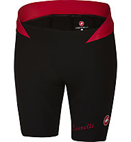 Castelli Bellissima - Pantaloncini ciclismo - donna, Black/Red
