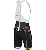 Castelli Free Aero Race Bibshort Kit Version - Pantaloncini Ciclismo, Black/Lime