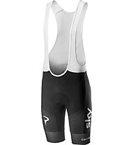 Castelli Team Sky 2019 Inferno - pantaloni bici con bretelle - uomo, Black