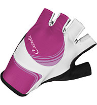 Castelli Perla Due W Glove, White/Fucsia/Pink