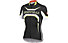 Castelli Velocissimo Tour Jersey FZ - Maglia Ciclismo, Black/White/Yellow Fluo