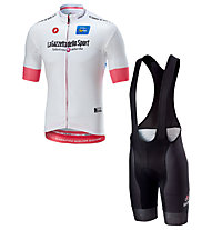 Castelli Herren-Set Giro d'Italia 2018 - Weißes Trikot + Radhose