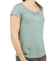 Chillaz Hide the Best Time To Chill Flower - T-shirt - donna, Light Green