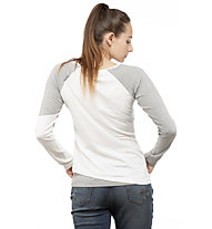 Chillaz San Siro - maglietta maniche lunghe - donna, White/Grey