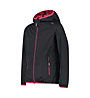CMP Fix Hood G - giacca softshell - bambina, Black/Pink