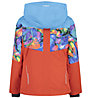 CMP Fix Hoodie - giacca da sci - ragazza, Orange/Blue