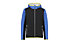CMP Jacket Fix Hood - felpa in pile - uomo, Dark Grey/Blue
