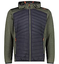 CMP M Hybrid Fix Hood - giacca trekking - uomo, Green