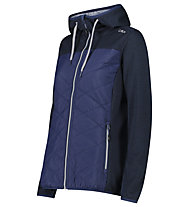 CMP W Hybrid Fix Hood - giacca trekking - donna, Dark Blue