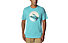 Columbia Path Lake Graphic II - T-shirt - uomo, Light Blue