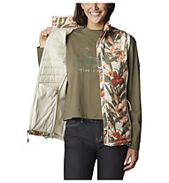 Columbia Powder Pass - gilet - donna, Green/Red