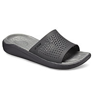 Crocs LiteRide Slide - ciabatte, Black/Grey