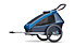 Croozer Kid Plus for 1 Click & Crooz - rimorchio bici, Blue