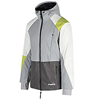Diadora Bright Jacket Be One - giacca running - uomo, Grey