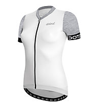Dotout Elite W - maglia bici - donna, White/Melange Light Grey