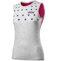 Dotout Stars W Muscle - top ciclismo - donna, Grey/Pink