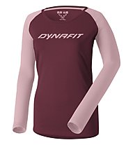 Dynafit 24/7 M L/S - maglia a manica lunga - donna, Dark Red/Pink