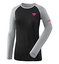 Dynafit Alpine Pro - Langarmshirt Trailrunning - Damen, Grey/Black/Pink