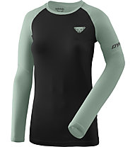 Dynafit Alpine Pro - Langarmshirt Trailrunning - Damen, Black/Light Green