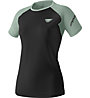 Dynafit Alpine Pro - maglia trail running - donna, Black/Light Green