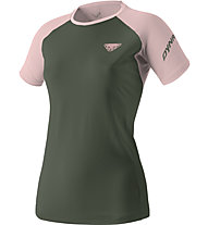 Dynafit Alpine Pro - Trailrunningshirt Kurzarm - Damen, Green/Pink