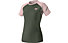 Dynafit Alpine Pro - maglia trail running - donna, Green/Pink