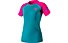 Dynafit Alpine Pro - Trailrunningshirt Kurzarm - Damen, Light Blue/Pink/Azure