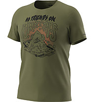 Dynafit Artist Series Co T-Shirt M - T-shirt - Herren, Green/Black/Red