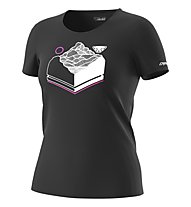 Dynafit Artist Series Co T-Shirt W - T-Shirt - Damen, Black/White/Pink