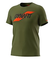 Dynafit Graphic - T-Shirt - uomo, Dark Green/Orange/Black