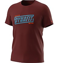 Dynafit Graphic - T-Shirt - uomo, Dark Red/Light Blue/Red