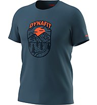Dynafit Graphic - T-Shirt - uomo, Blue/Orange/Dark Blue