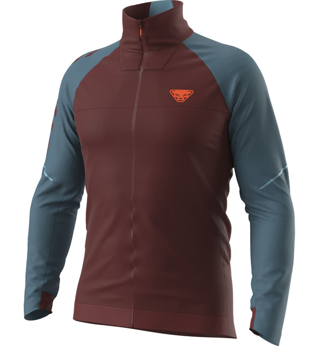 Dynafit Ride Wind M - giacca MTB - uomo, Dark Red/Light Blue