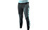 Dynafit Ultra Graphic Long - pantaloni trail running - donna, Dark Blue/Light Blue