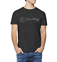 E-Play Organic Cotton - T-Shirt- uomo, Black