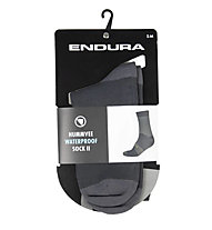 Endura Hummvee Waterproof II - calzini ciclismo, Black