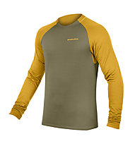 Endura Singletrack Fleece - Pullover - Herren, Green/Yellow