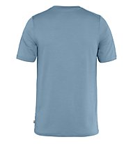 Fjällräven Abisko Wool Logo SS M - T-Shirt - Herren, Light Blue