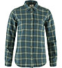 Fjällräven Övik Flannel - camicia maniche lunghe - donna, Blue/Green