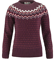 Fjällräven Övik Knit W - maglione - donna, Dark Red