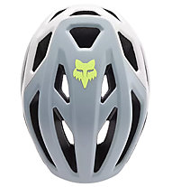 Fox Crossframe Pro Exploration - MTB-Helm, White/Grey