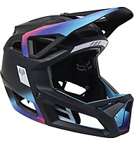 Fox Proframe Pro RS - casco MTB, Black/Blue/Pink