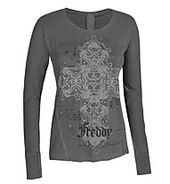 Freddy F4WAD13 Shirt Damen, Anthracite