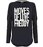 Freddy Flamed Jersey - T-shirt fitness - donna, Blue