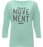 Freddy French terry - Maglia a maniche lunghe fitness - donna, Light Blue