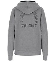 Freddy Hoodie Brushed Stretch Fleece - giacca con cappuccio fitness - donna, Grey