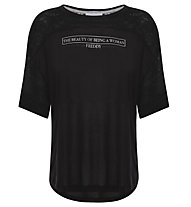 Freddy Millennials - Fitness-Shirt Kurzarm - Damen, Black